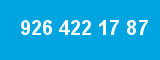 926 422 17 87 926 422 17 87